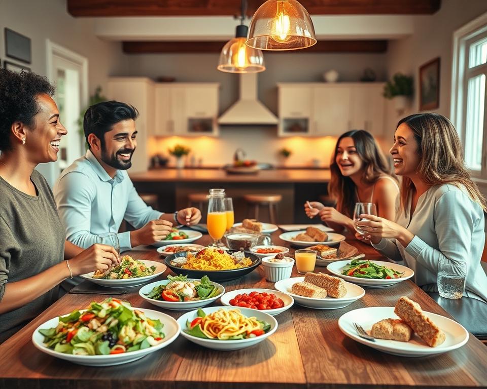 results eating food friends